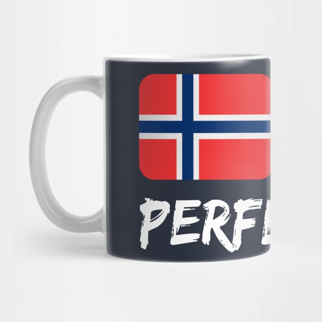 Puerto Rican Plus Norwegian Perfection Heritage Flag Gift by Just Rep It!!